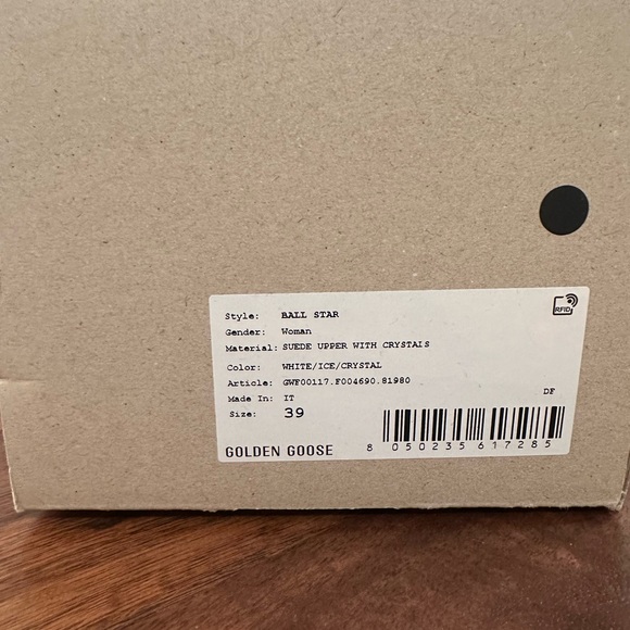 Golden Goose Ball Star with Swarovski crystals and gray suede star - Picture 8 of 8